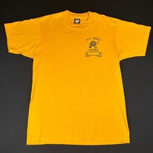 Vintage Screen Stars Best T shirt  Large Middle School Tigers Made in USA Stitch